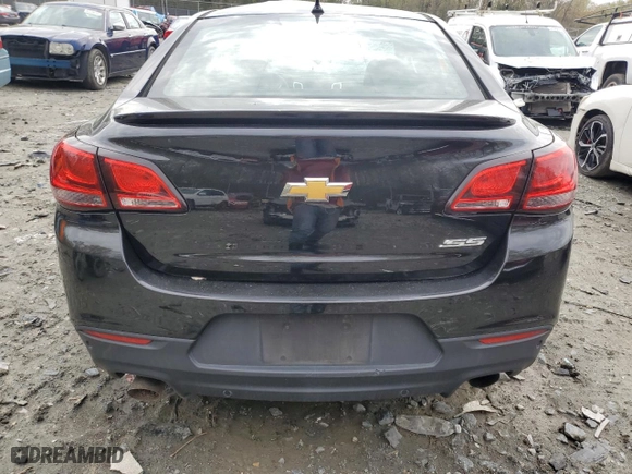 2014 Chevrolet SS with VIN 6G3F15RW7EL946956, listed as a Copart auction lot 52356525 with 0 mi miles and Salvage Title. Bid and sale history available at carsss.com. Image 6.