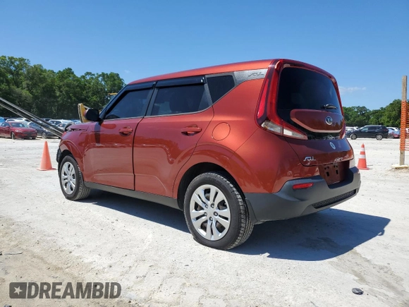 2020 Kia Soul LX with VIN KNDJ23AU6L7118891, listed as a Copart auction lot 52617595 with 39,157 mi miles and Salvage Title. Bid and sale history available at carsss.com. Image 2.