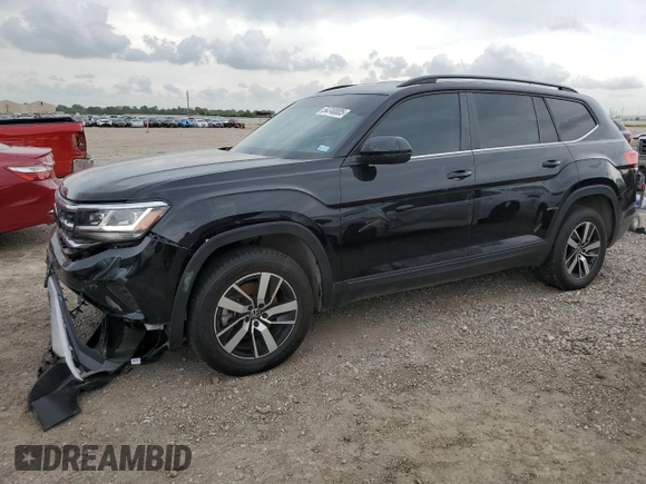 2023 Volkswagen Atlas SE z VIN 1V2DP2CA6PC532499, wystawiony jako Copart lot #54740005 z przebiegiem 45 795 mil mil oraz Szkoda całkowita • Salvage title. Historia ofert i sprzedaży dostępna na DreamBid. Obrazek 1.