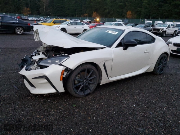 2022 Toyota GR86 Premium with VIN JF1ZNBE17N9757637, listed as a Copart auction lot 82174084 with 73,316 mi miles and Salvage Title. Bid and sale history available at carsss.com. Image 1.
