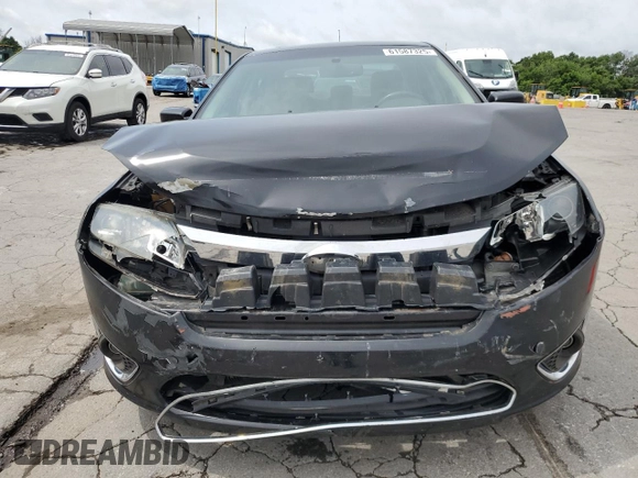 2012 Ford Fusion SEL with VIN 3FAHP0JA0CR386841, listed as a Copart auction lot 61587325 with 129,572 mi miles and Salvage title. Bid and sale history available at DreamBid. Image 5.