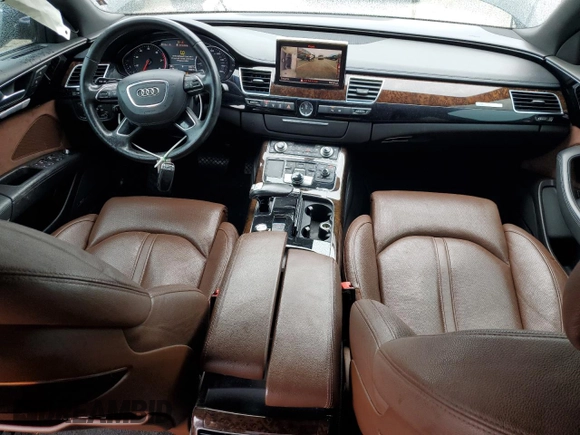 2013 Audi A8 3.0L with VIN WAURGAFD2DN013552, listed as a Copart auction lot 57822075 with 146,315 mi miles and Salvage title. Bid and sale history available at DreamBid. Image 8.