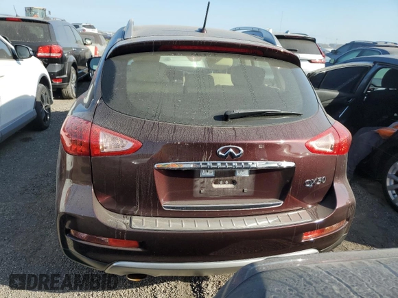2017 Infiniti QX50 with VIN JN1BJ0RR4HM413263, listed as a Copart auction lot 74750214 with 41,617 mi miles and Non Repairable. Bid and sale history available at carsss.com. Image 6.