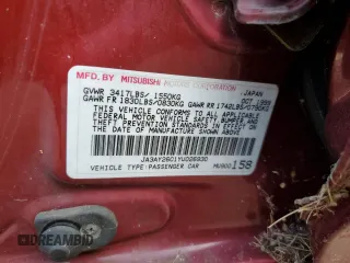 2000 Mitsubishi Mirage DE z VIN JA3AY26C1YU026930, wystawiony jako Copart lot #74153834 z przebiegiem 126 800 mil mil oraz Czysty tytuł • Clean title. Historia ofert i sprzedaży dostępna na DreamBid. Obrazek 12.