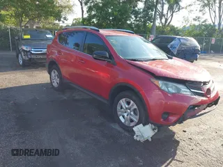 2015 Toyota RAV4 LE with VIN JTMBFREV8FJ046808, listed as a IAAI auction lot 42569956 with 118,853 mi miles and . Bid and sale history available at DreamBid. Image 1.
