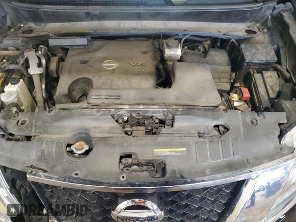 2013 Nissan Pathfinder Platinum with VIN 5N1AR2MM5DC637162, listed as a Copart auction lot 62427595 with 167,130 mi miles and Salvage title. Bid and sale history available at DreamBid. Image 12.