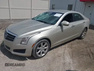 2014 Cadillac ATS Standard AWD with VIN 1G6AG5RXXE0104616, listed as a IAAI auction lot 42353317 with 123,169 mi miles and . Bid and sale history available at DreamBid. Image 2.