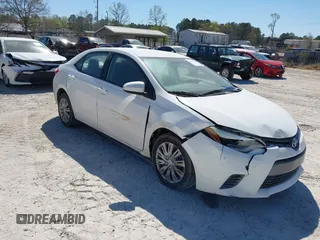 2016 Toyota Corolla L with VIN 2T1BURHE8GC593589, listed as a IAAI auction lot 41875122 with 114,828 mi miles and . Bid and sale history available at DreamBid. Image 1.