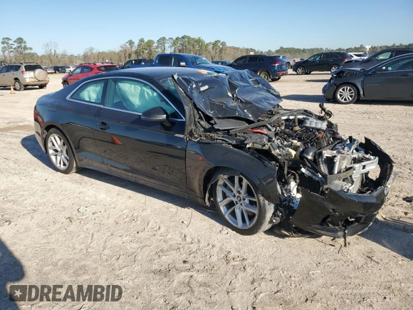 2023 Audi A5 S line Premium z VIN WAUSAAF57PA016261, wystawiony jako Copart lot #48759225 z przebiegiem Nie podano mil oraz Szkoda całkowita • Salvage title. Historia ofert i sprzedaży dostępna na DreamBid. Obrazek 4.