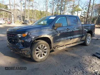 2022 Chevrolet Silverado 1500 Custom with VIN 1GCPDBEK3NZ640666, listed as a IAAI auction lot 41779220 with 31,047 mi miles. Bid and sale history available at carsss.com. Image 2.