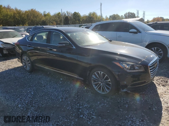 2017 Genesis G80 3.8L with VIN KMHGN4JE9HU194786, listed as a Copart auction lot 79627574 with 153,342 mi miles and Salvage Title. Bid and sale history available at carsss.com. Image 4.