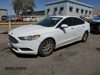 2017 Ford Fusion S with VIN 3FA6P0G76HR231835, listed as a Copart auction lot 52881905 with 105,109 mi miles and Salvage Title. Bid and sale history available at carsss.com. Image 1.