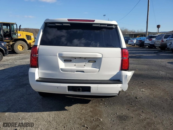 2019 Chevrolet Tahoe Commercial with VIN 1GNSKFEC7KR386737, listed as a Copart auction lot 82025004 with 47,581 mi miles and Salvage Title. Bid and sale history available at carsss.com. Image 6.