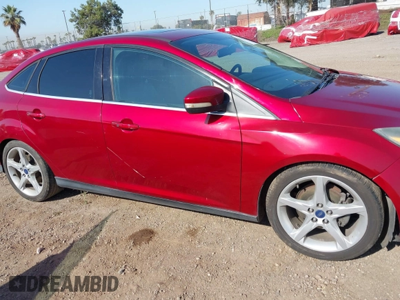 2014 Ford Focus Titanium with VIN 1FADP3J2XEL247827, listed as a IAAI auction lot 41959720 with 105,373 mi miles. Bid and sale history available at carsss.com. Image 6.
