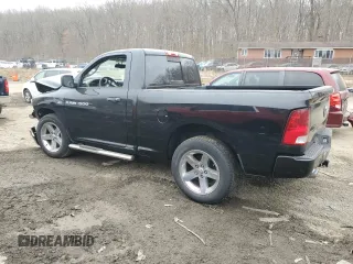 2012 Ram 1500 Express with VIN 3C6JD7AT2CG280229, listed as a Copart auction lot 48588635 with 91,019 mi miles and Salvage Title. Bid and sale history available at carsss.com. Image 2.
