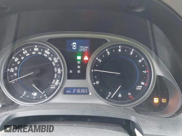 2009 Lexus IS 250 z VIN JTHCK262895028140, wystawiony jako IAAI lot #41996151 z przebiegiem 216 365 mil mil oraz . Historia ofert i sprzedaży dostępna na DreamBid. Obrazek 7.