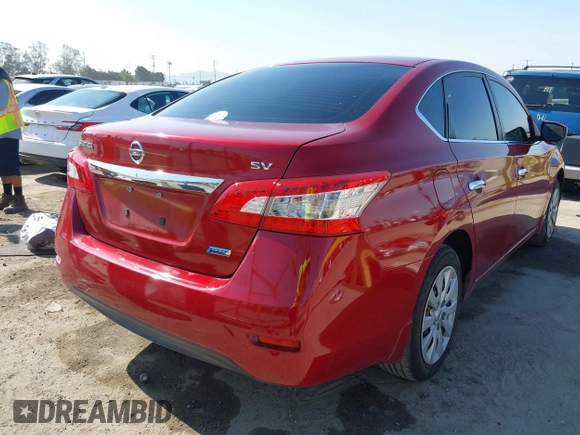 2014 Nissan Sentra SV z VIN 3N1AB7AP9EY255197, wystawiony jako IAAI lot #42353604 z przebiegiem 126 498 mil mil oraz . Historia ofert i sprzedaży dostępna na DreamBid. Obrazek 4.