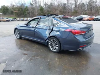 2016 Hyundai Genesis 3.8L with VIN KMHGN4JEXGU106388, listed as a IAAI auction lot 41781861 with 64,285 mi miles. Bid and sale history available at carsss.com. Image 3.