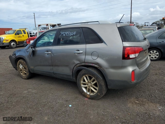 2015 Kia Sorento LX with VIN 5XYKTDA77FG620706, listed as a Copart auction lot 79293864 with 92,089 mi miles and Non Repairable. Bid and sale history available at carsss.com. Image 2.