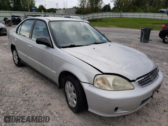 2000 Honda Civic VP with VIN 2HGEJ6611YH525471, listed as a Copart auction lot 69864324 with 115,313 mi miles and Salvage Title. Bid and sale history available at carsss.com. Image 4.