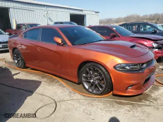 2020 Dodge Charger Scat Pack Widebody with VIN 2C3CDXGJ4LH201526, listed as a Copart auction lot 46204394 with 19,891 mi miles and Clean Title. Bid and sale history available at carsss.com. Image 4.