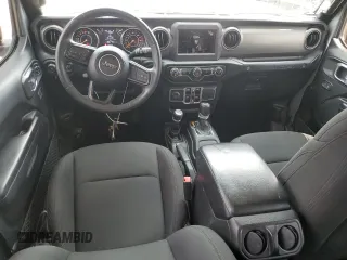 2018 Jeep Wrangler Unlimited Sport S with VIN 1C4HJXDG2JW136211, listed as a Copart auction lot 60080455 with 66,107 mi miles and Salvage title. Bid and sale history available at DreamBid. Image 8.
