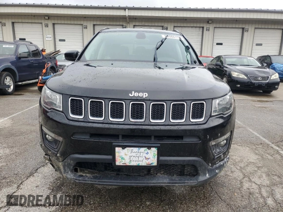 2018 Jeep Compass Altitude with VIN 3C4NJDBB7JT355356, listed as a Copart auction lot 60086775 with 88,790 mi miles and Salvage title. Bid and sale history available at DreamBid. Image 5.
