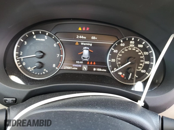 2020 Infiniti QX50 Luxe with VIN 3PCAJ5M15LF110372, listed as a Copart auction lot 48747493 with 27,641 mi miles and . Bid and sale history available at DreamBid. Image 9.