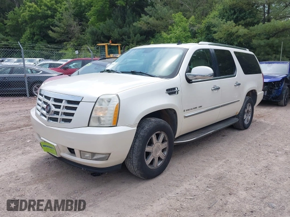 2007 Cadillac Escalade ESV z VIN 1GYFK66817R292648, wystawiony jako IAAI lot #42501972 z przebiegiem 227 580 mil mil oraz . Historia ofert i sprzedaży dostępna na DreamBid. Obrazek 2.