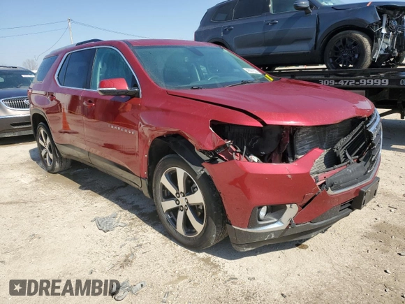2018 Chevrolet Traverse LT Leather with VIN 1GNEVHKW0JJ114378, listed as a Copart auction lot 48581635 with 144,415 mi miles and Salvage Title. Bid and sale history available at carsss.com. Image 4.