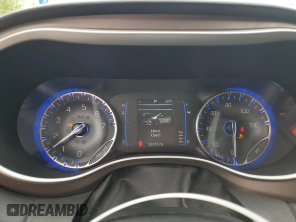 2017 Chrysler Pacifica Touring L with VIN 2C4RC1BG2HR552731, listed as a Copart auction lot 55069825 with 33,315 mi miles and Salvage Title. Bid and sale history available at DreamBid. Image 9.