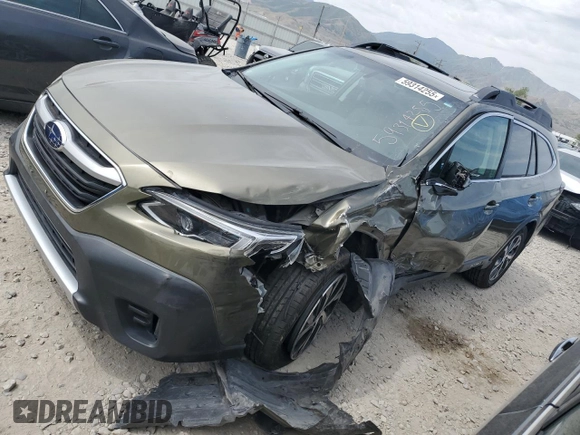 2020 Subaru Outback Limited with VIN 4S4BTANCXL3103580, listed as a Copart auction lot 59314255 with 56,850 mi miles and Salvage title. Bid and sale history available at DreamBid. Image 1.