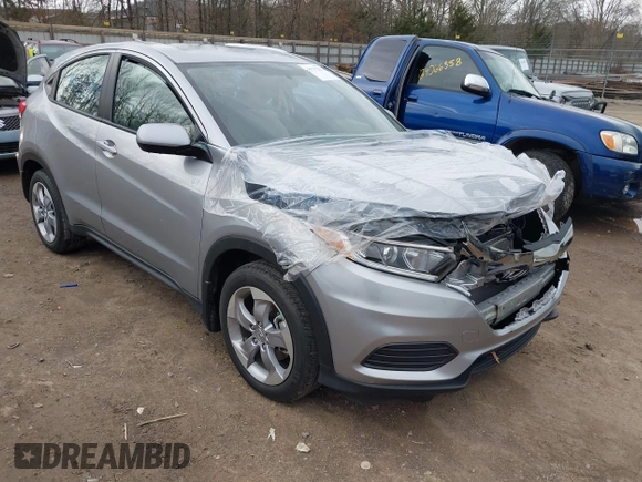 2021 Honda HR-V LX with VIN 3CZRU5H37MM703180, listed as a IAAI auction lot 41737591 with 34,190 mi miles. Bid and sale history available at carsss.com. Image 1.