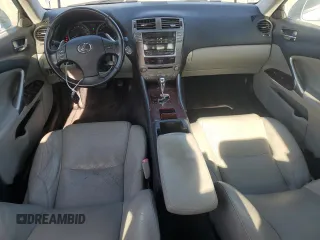 2006 Lexus IS 250 with VIN JTHCK262065003793, listed as a Copart auction lot 50196065 with 302,254 mi miles and Salvage Title. Bid and sale history available at DreamBid. Image 8.