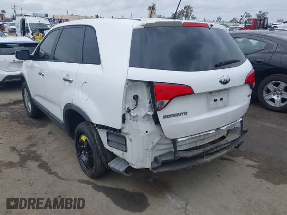 2014 Kia Sorento LX with VIN 5XYKT3A66EG486609, listed as a IAAI auction lot 42040281 with Not Provided miles and . Bid and sale history available at DreamBid. Image 3.