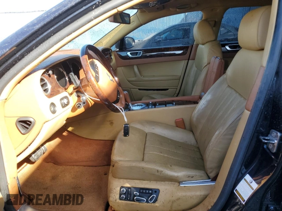 2006 Bentley Flying Spur with VIN SCBBR53W66C036250, listed as a Copart auction lot 45051875 with Not Provided miles and Salvage Title. Bid and sale history available at DreamBid. Image 7.