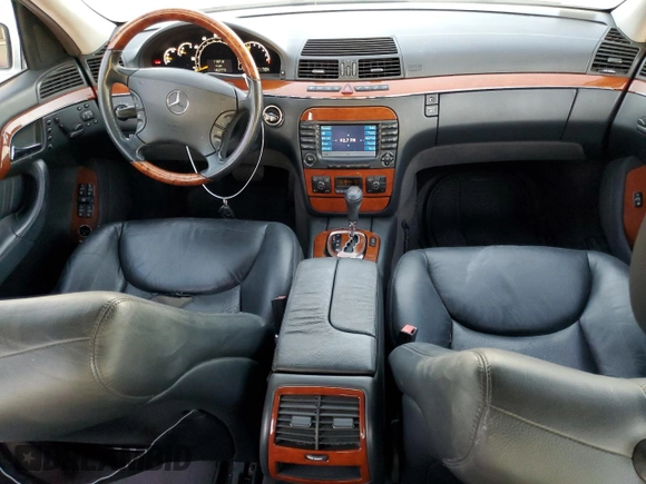 2005 Mercedes-Benz S-Class 4.3L with VIN WDBNG70J65A441019, listed as a Copart auction lot 47096515 with 162,773 mi miles and Clean Title. Bid and sale history available at carsss.com. Image 8.