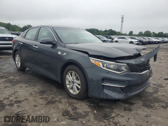 2016 Kia Optima LX with VIN KNAGT4L38G5078118, listed as a Copart auction lot 61355015 with 95,140 mi miles and Clean title. Bid and sale history available at DreamBid. Image 4.