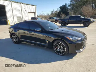 2022 Kia Stinger GT2 with VIN KNAE55LC9N6104515, listed as a Copart auction lot 83811534 with 35,042 mi miles and Salvage Title. Bid and sale history available at DreamBid. Image 4.