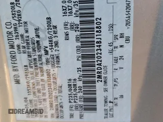 2004 Mercury Monterey Convenience z VIN 2MRDA20234BJ18802, wystawiony jako Copart lot #85529494 z przebiegiem 128 138 mil mil oraz Szkoda całkowita • Salvage title. Historia ofert i sprzedaży dostępna na DreamBid. Obrazek 15.
