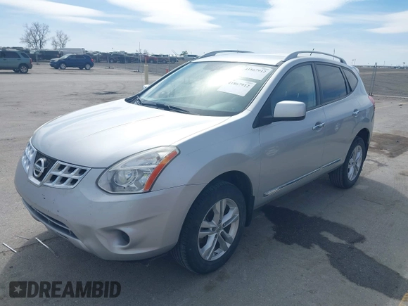 2012 Nissan Rogue S with VIN JN8AS5MTXCW299518, listed as a IAAI auction lot 41867912 with 121,311 mi miles and . Bid and sale history available at DreamBid. Image 2.