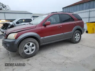 2006 Kia Sorento LX with VIN KNDJD733165550228, listed as a Copart auction lot 87581895 with 189,561 mi miles and Salvage Title. Bid and sale history available at carsss.com. Image 1.