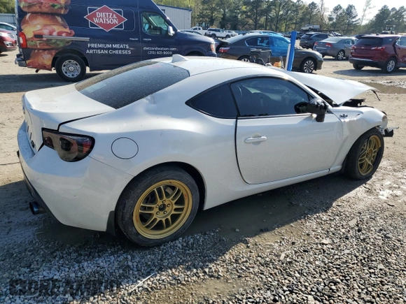 2015 Scion FR-S with VIN JF1ZNAA12F9712140, listed as a Copart auction lot 51175835 with 25,294 mi miles and Salvage Title. Bid and sale history available at carsss.com. Image 3.