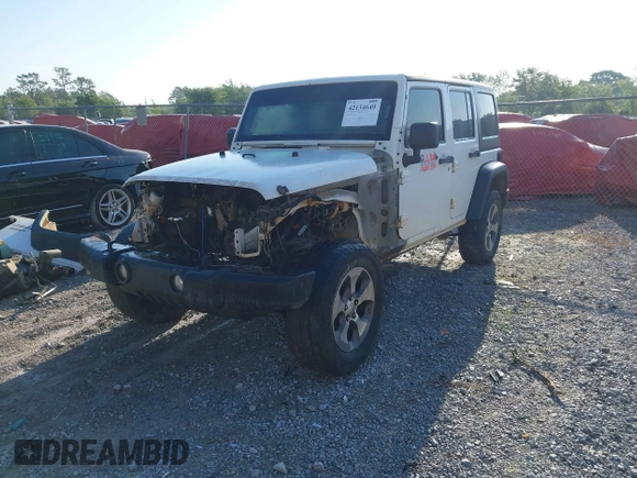 2013 Jeep Wrangler Unlimited Sport RHD with VIN 1C4BJWKG2DL642078, listed as a IAAI auction lot 42134649 with Not provided miles and . Bid and sale history available at DreamBid. Image 2.