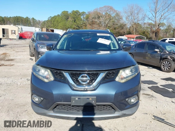 2016 Nissan Rogue SV with VIN 5N1AT2MV7GC732658, listed as a IAAI auction lot 41138612 with 119,692 mi miles. Bid and sale history available at carsss.com. Image 12.