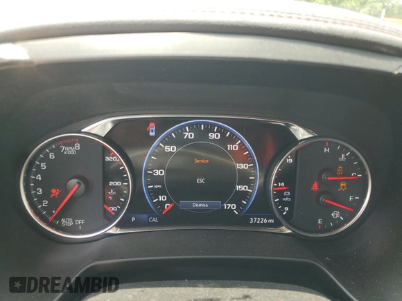 2023 Chevrolet Blazer RS with VIN 3GNKBERS1PS124857, listed as a Copart auction lot 61958325 with 37,226 mi miles and Non repairable. Bid and sale history available at DreamBid. Image 9.