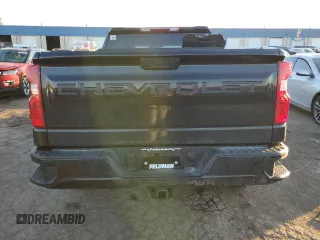 2024 Chevrolet Silverado 1500 Custom with VIN 1GCPDBEK0RZ131799, listed as a Copart auction lot 43352805 with Not Provided miles and Salvage Title. Bid and sale history available at DreamBid. Image 6.