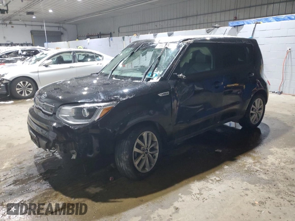 2019 Kia Soul + with VIN KNDJP3A59K7694323, listed as a Copart auction lot 44207085 with 35,252 mi miles and Salvage Title. Bid and sale history available at DreamBid. Image 1.