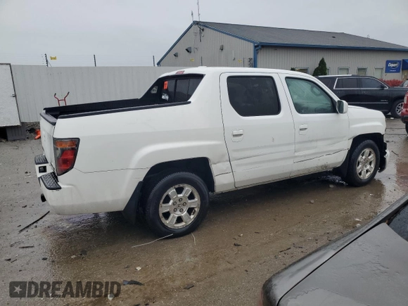 2008 Honda Ridgeline RTL z VIN 2HJYK16578H539899, wystawiony jako Copart lot #54323465 z przebiegiem Nie podano mil oraz Nie do naprawy • Non repairable. Historia ofert i sprzedaży dostępna na DreamBid. Obrazek 3.