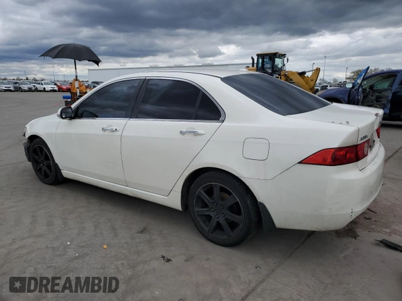 2005 Acura TSX with VIN JH4CL96905C006688, listed as a Copart auction lot 48003285 with 202,133 mi miles and Salvage title. Bid and sale history available at DreamBid. Image 2.